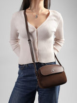 Crossbody Bag Essentiel David jones Black essentiel CM8699-vue-porte