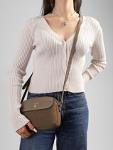 Crossbody Bag Essentiel David jones Brown essentiel CM8699-vue-porte