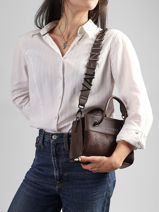 Sac Bandouli�re Alexia Winter Valentino Marron alexia winter VBSA9N05-vue-porte