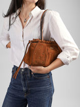 Shoulder Bag Th Soft Leather Tommy hilfiger Brown th soft AW19202-vue-porte