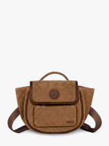 Crossbody Bag Wanderer Cotton Cabaia Brown wanderer CROSSWAN