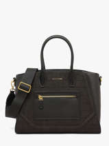 Sac Port� �paule Croco Chic David jones Noir croco chic 1