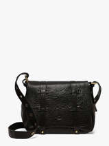 Sac Bandouli�re Vintage Cuir Mila louise Noir vintage 3917E1