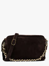 Shoulder Bag Vintage Leather Mila louise Brown vintage 23673V