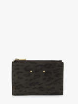 Wallet Leather Mila louise Green vintage 3576PA1