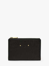 Wallet Leather Mila louise Black vintage 3576E1