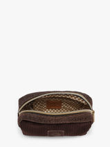 Pouch Corduroy Mila louise Brown vfr2 16069FR2-vue-porte