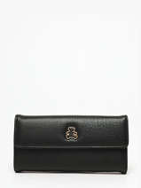 Wallet Lulu castagnette Black zip ORASIE