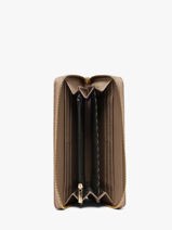 Wallet Chrysalide Lulu castagnette Beige zip CHRYSA52-vue-porte