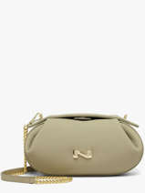 Crossbody Bag Nymphea Leather Nathan baume Green nymphea 2