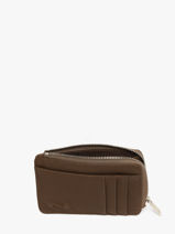 Leather Original N Coin Purse With Card Slots Nathan baume Brown original n 217N-vue-porte