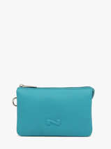 2-compartment Original Leather N Pouch Nathan baume Blue original n 283N