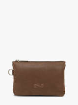Coin Purse Leather Nathan baume Brown dynasty NG