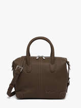 Leather Clark Satchel Nathan baume Brown drive 1