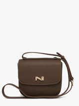 Leather Penelope Crossbody Bag Nathan baume Brown odyssey 1