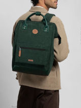 Adventurer Large - Backpack Cabaia Green adventurer L-vue-porte