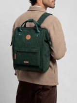 Adventurer Medium - Customisable Backpack  Cabaia Green adventurer BAGS-vue-porte