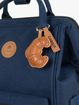 Bijou De Sac Cabaia Marron accessoire CHARMS-vue-porte