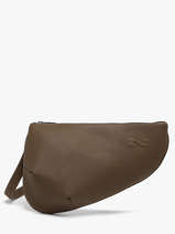 -01 NATHAN BAUME Sac bandoulière Large City Perle cuir