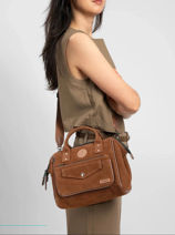 Crossbody Bag Crossbody M Cabaia Brown crossbody M-vue-porte