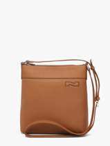 Sac Bandouli�re Hasselt Cuir Nathan baume Marron n city 9