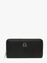 Wallet Chrysalide Lulu castagnette Black zip CHRYSA52