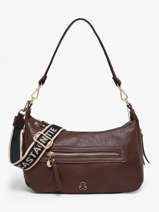 Shoulder Bag Zip Lulu castagnette Brown zip BARRY
