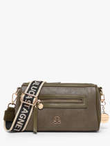 Sac Bandouli�re Zip Lulu castagnette Vert zip BARNABE