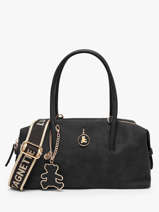 Satchel Cadenas Lulu castagnette Black cadenas BARACK