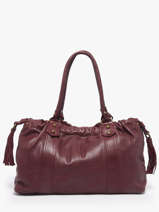 Shoulder Bag Cow Leather Basilic pepper Red cow BCOW89