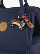 Bijou De Sac Cabaia Marron accessoire CHARMS-vue-porte