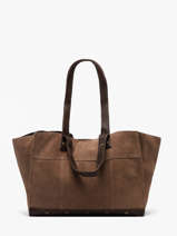 Sac Port� �paule Ava Cuir Pieces Beige ava 17166656