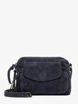 Sac Bandouli�re Naina Cuir Pieces Bleu naina 17100639