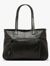 Sac Port� �paule Ribs Cuir Pieces Noir ribs 17152864