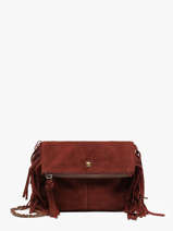 Shoulder Bag Aurora Leather Pieces Red aurora 17166670