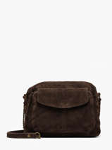 Leather Naina Crossbody Bag Pieces Brown naina 17111600