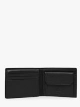 Portefeuille Cuir Valentino Noir karo VPPA7O15-vue-porte