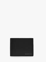 Wallet Leather Valentino Black karo VPPA7O15