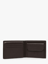 Leather Karo Wallet Valentino Brown karo VPPA7O15-vue-porte