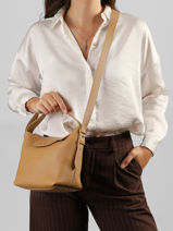 Longchamp Le cadence Handbag Beige-vue-porte