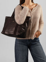 Sac Port� �paule Ep12 Mila louise Marron ep12 23216BEP-vue-porte