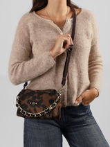 Shoulder Bag Lp3 Mila louise Brown lp3 23673LP3-vue-porte
