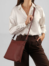 Sac Bandouli�re Hasselt Cuir Nathan baume Vert n city 9-vue-porte