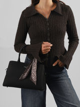 Satchel Essentiel David jones Black essentiel CM8584-vue-porte