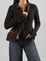 Shoulder Bag Essentiel David jones Brown essentiel CM7335-vue-porte