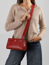 Sac Bandouli�re Th Joy Tommy hilfiger Rouge th joy AW19065-vue-porte