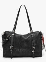 Sac Port� �paule Half Logo Desigual Noir half logo 26WAXP06