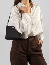Sac Bandouli�re Ingrid Cuir Nathan baume Noir riviera 1-vue-porte