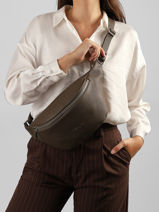 Leather Large Derby Bis Belt Bag Nathan baume Brown n city 22-vue-porte