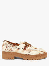 Platform Boat Shoes In Leather Mam'zelle Multicolor women CSGOZ29
